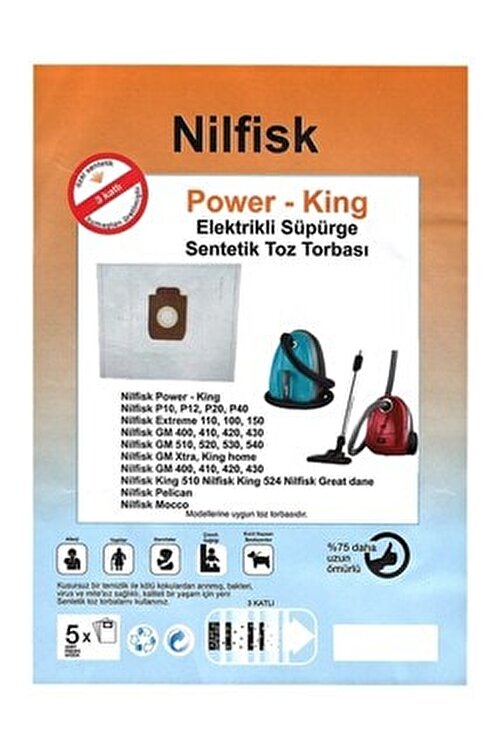 Nilfiks Elektirikli Süpürge Toz Torbası