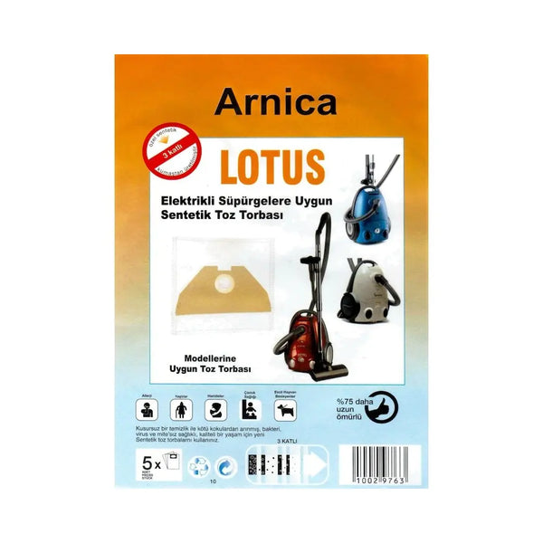 Arnica-Lotus Elektirikli Süpürge Toz Torbası